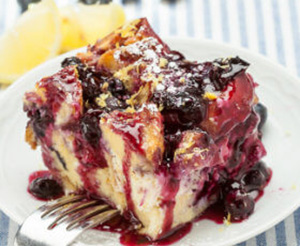 Baked Blueberry Lemon French Toast